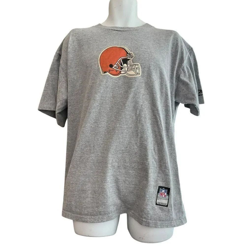 Cleveland Browns Mens Large T Shirt NFL Team Apparel Football Reebok